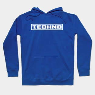 Techno #2 (White Font) Hoodie